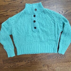 Everlane Lofty Knit Henley sweater